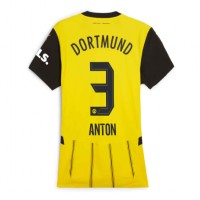 Borussia Dortmund Waldemar Anton #3 Replica Home Shirt Ladies 2024-25 Short Sleeve